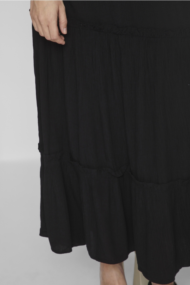 VIMESA HW MAXI SKIRT - NOOS 14090633 BLACK